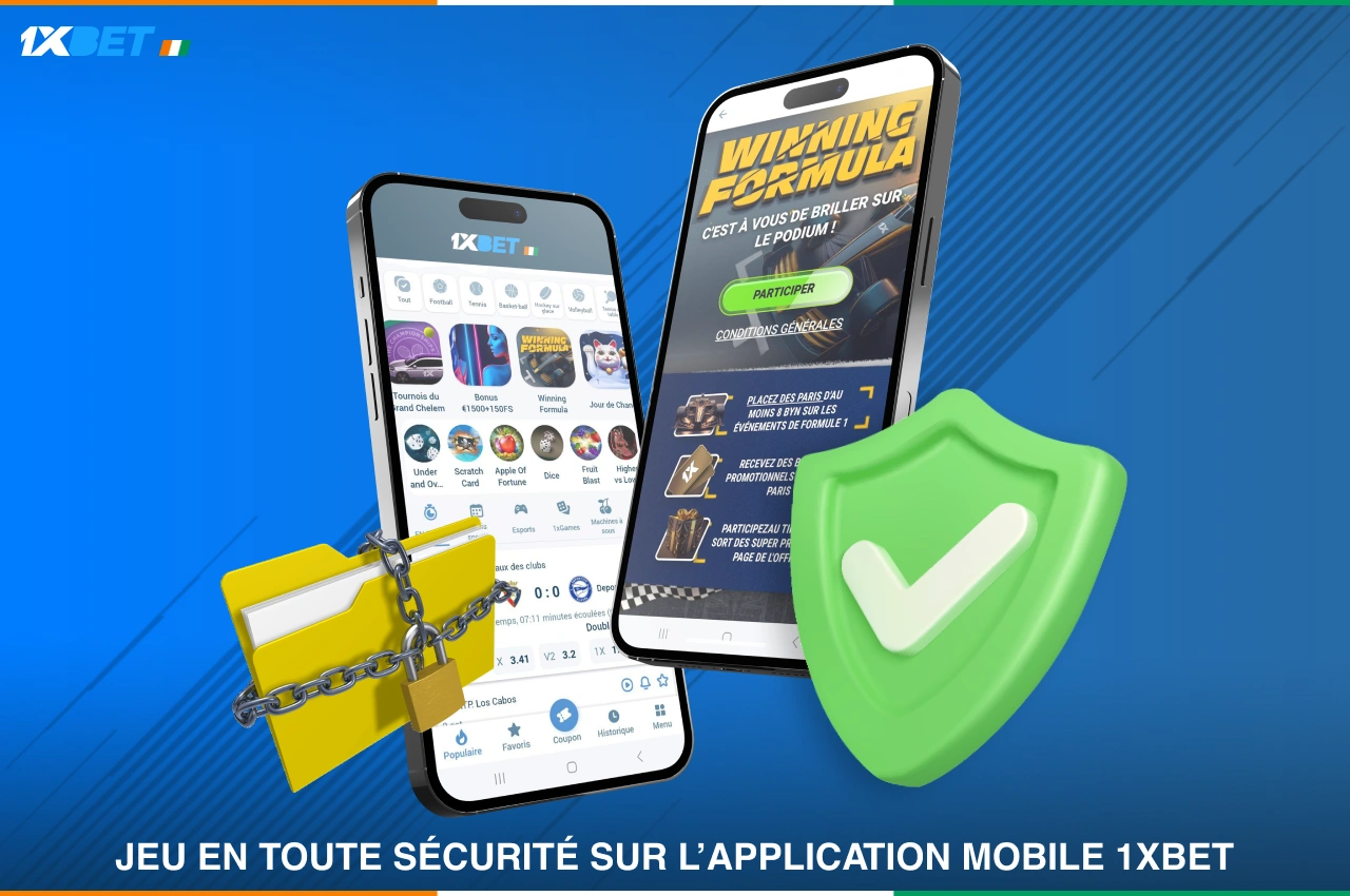 Les joueurs ivoiriens peuvent utiliser l'application1xBet en toute sécurité