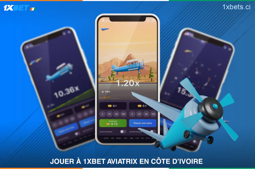 Si vous vivez en Côte d'Ivoire et que vous cherchez un jeu de casino en ligne avec un processus de jeu dynamique, essayez 1xBet Aviatrix